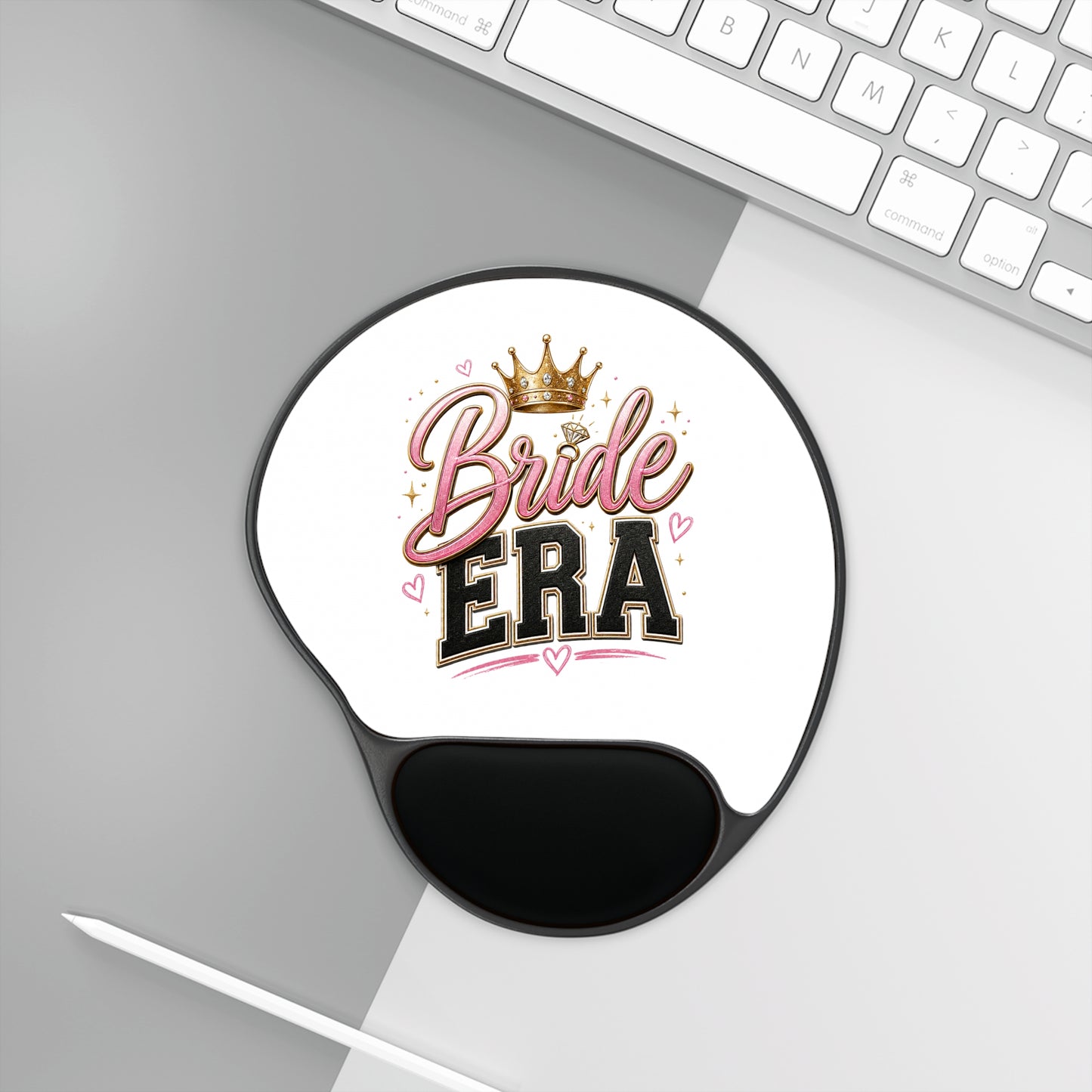 Bride Era Mouse Pad with Wrist Rest — Bachelorette Desk Accessory