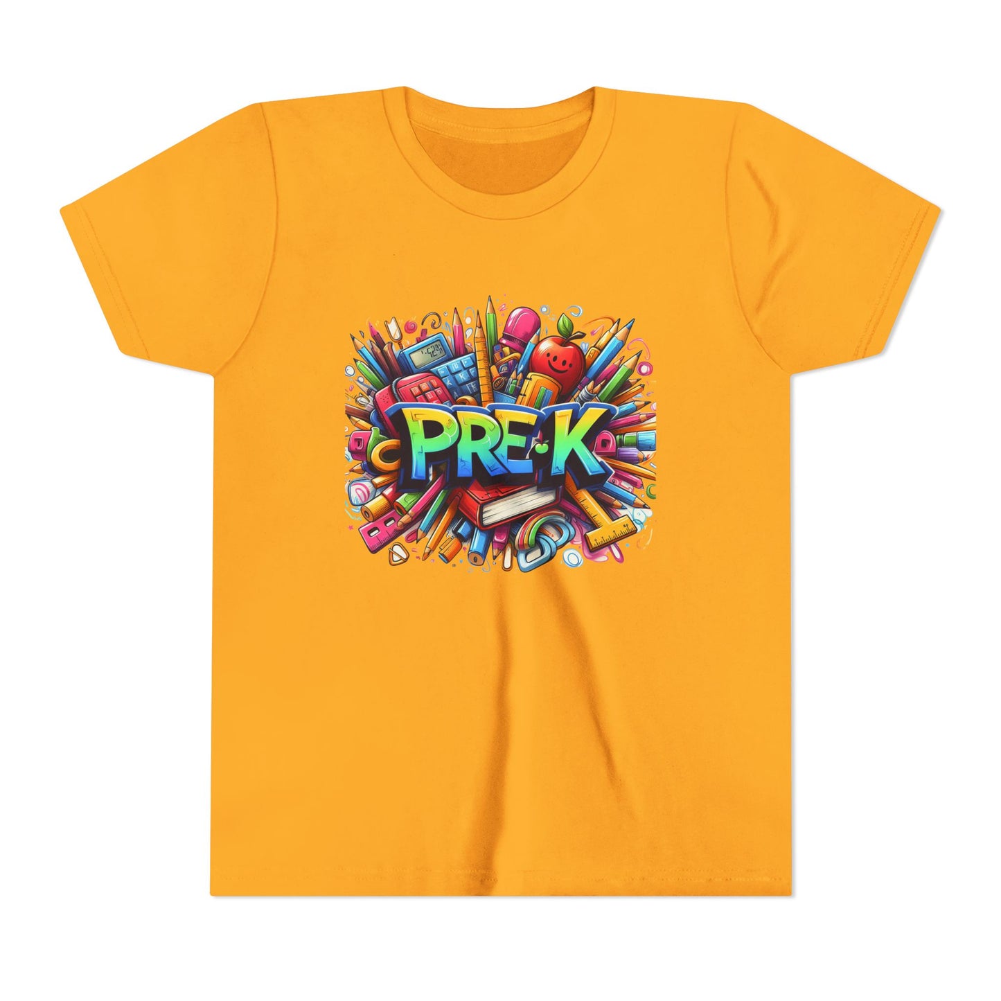 PRE-K Kids Tee — Colorful Back-to-School Pre-K Shirt for Preschoolers