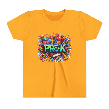 PRE-K Kids Tee — Colorful Back-to-School Pre-K Shirt for Preschoolers