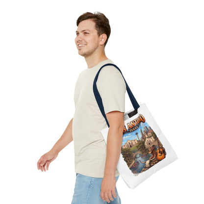San Antonio Texas Tote Bag — Riverwalk Landmark Travel Souvenir