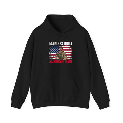 Marines Built American Made Hoodie