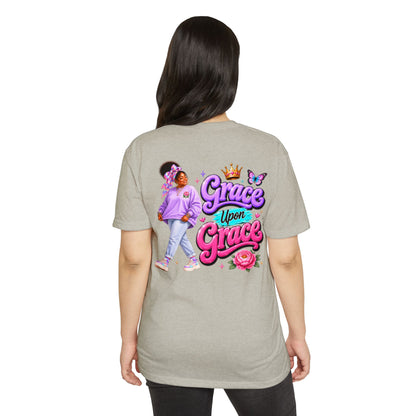 Grace Upon Grace T-Shirt — Inspirational Girl Faith Tee
