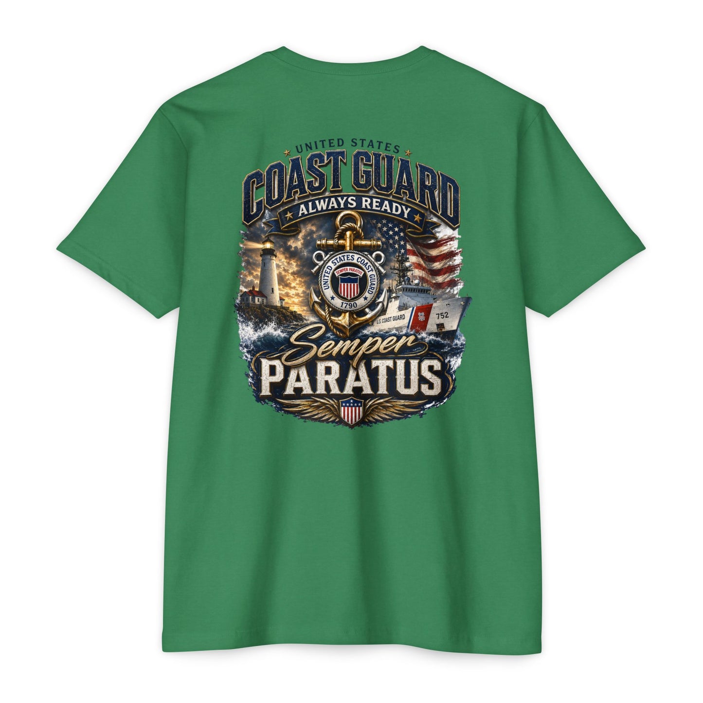 Coast Guard Semper Paratus T-Shirt – U.S. Coast Guard Veteran Tee