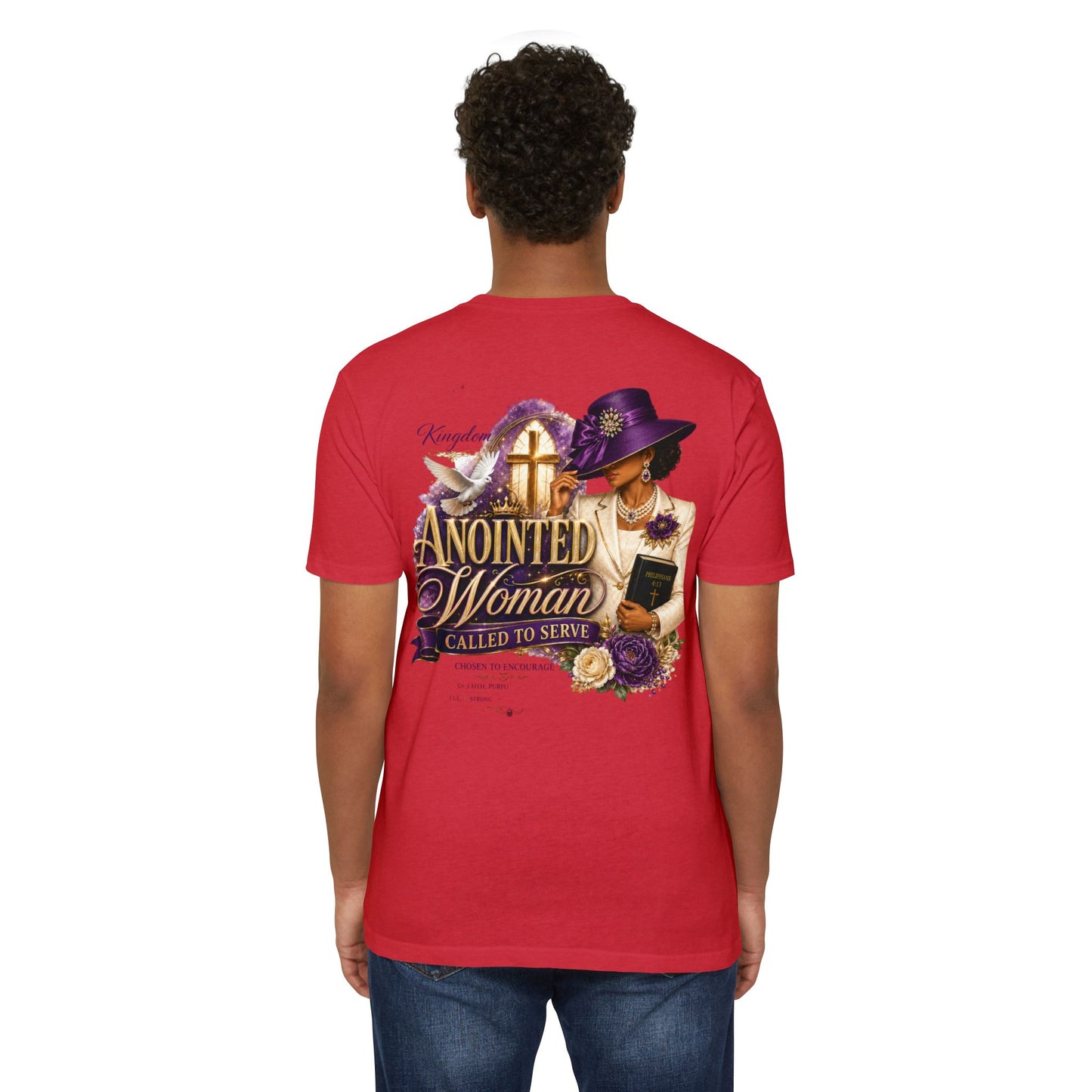 Anointed Woman T-Shirt — "Called to Serve" Christian Faith Tee