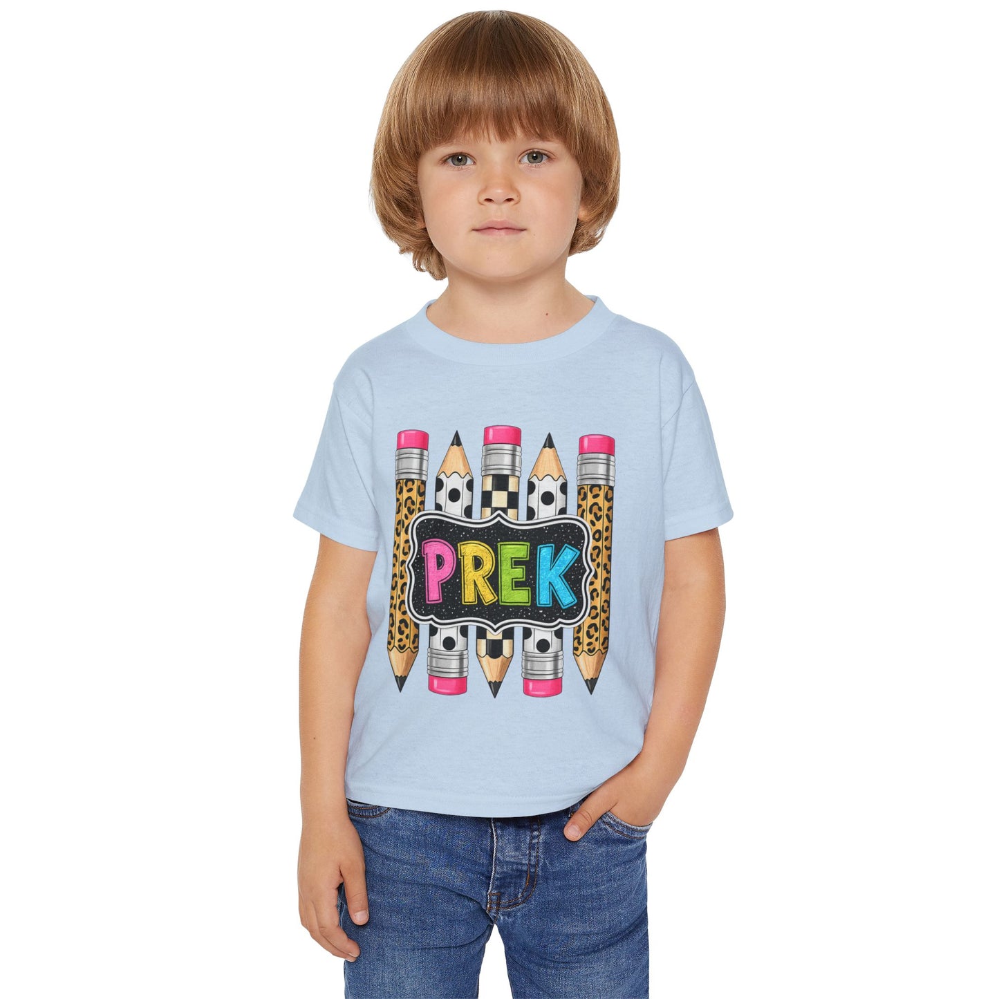 PREK Toddler T-Shirt — Colorful Pencils Back-to-School Tee