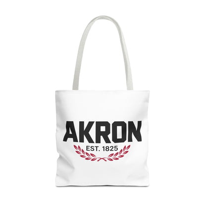 Akron Est. 1825 Tote Bag — City Pride Canvas Tote