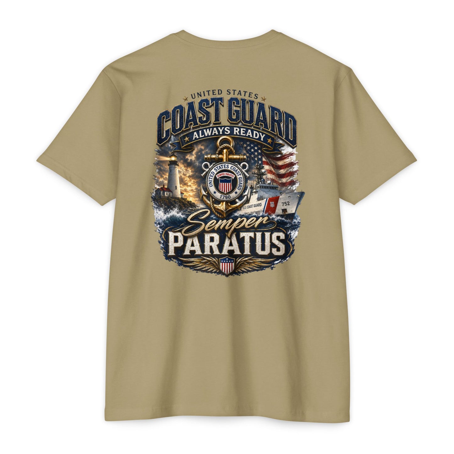 Coast Guard Semper Paratus T-Shirt – U.S. Coast Guard Veteran Tee