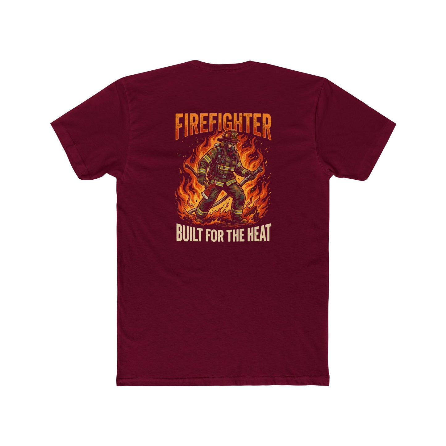 Firefighter T-Shirt – Built for the Heat Graphic Tee