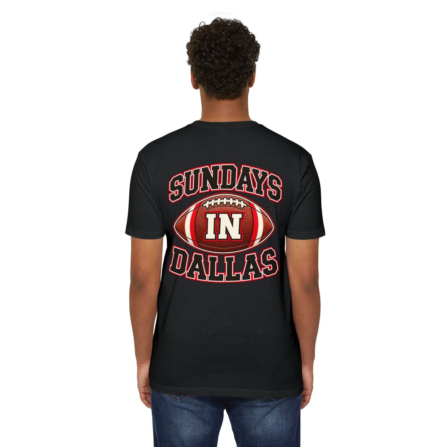 Sundays in Dallas Football T-Shirt
