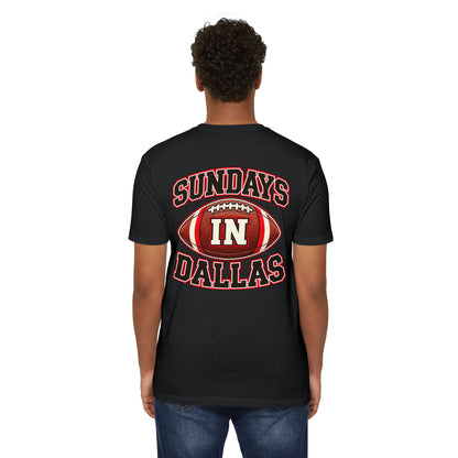 Sundays in Dallas Football T-Shirt