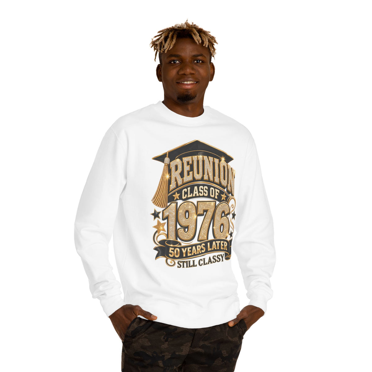 1976 Class Reunion Sweatshirt — 50 Years Later "Still Classy"