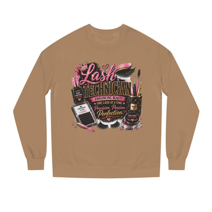 Lash Technician Crewneck Sweatshirt — Professional Eyelash Artist Apparel