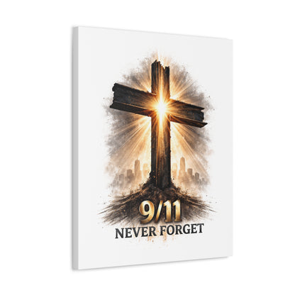 9/11 Never Forget Canvas Wall Art