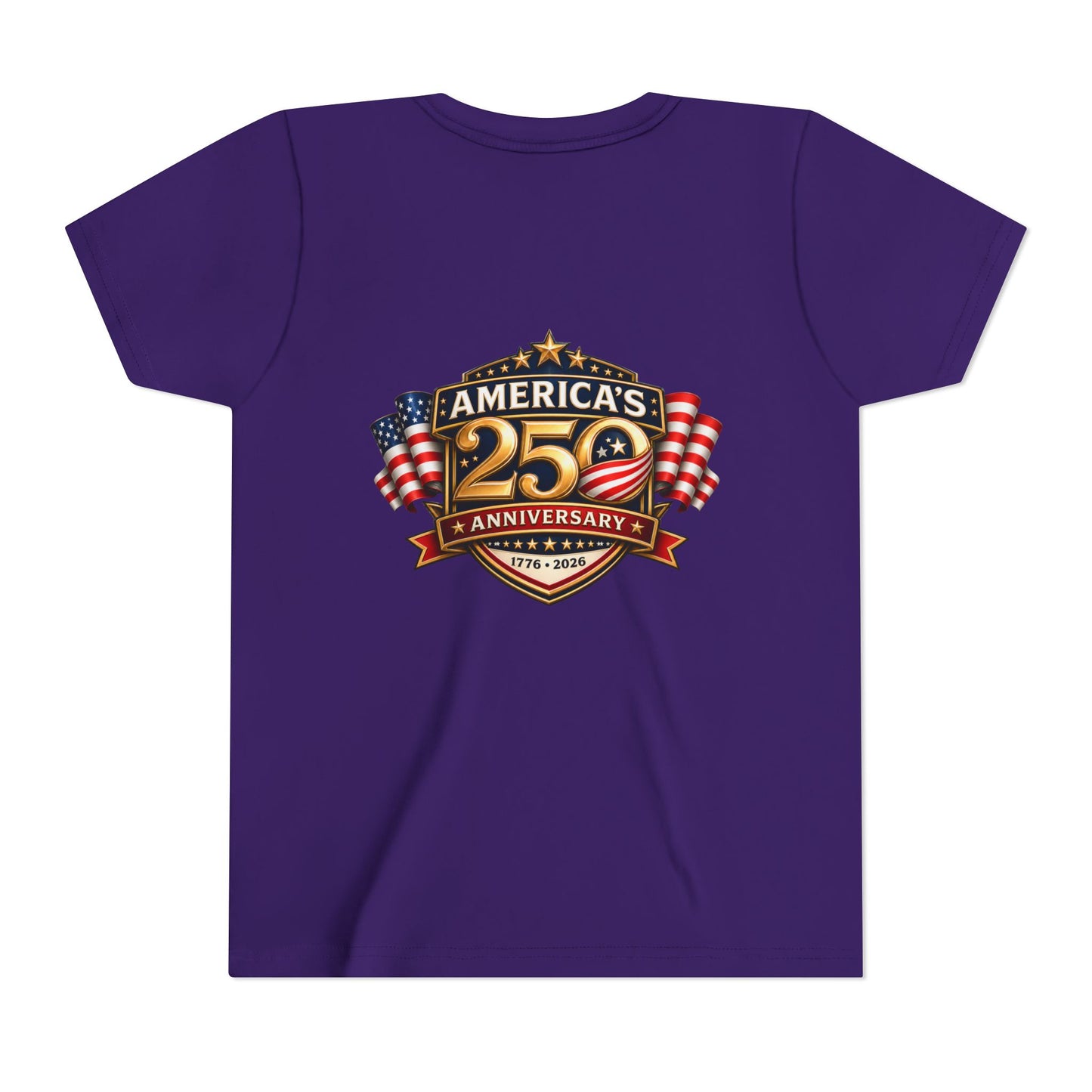 America's 250th Anniversary Youth Tee - Patriotic 1776–2026 Celebration Shirt