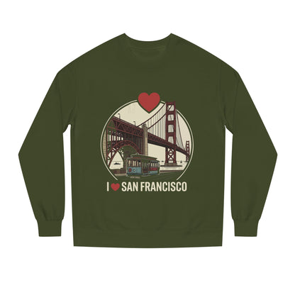 San Francisco Sweatshirt – I  San Francisco Golden Gate Bridge Crewneck