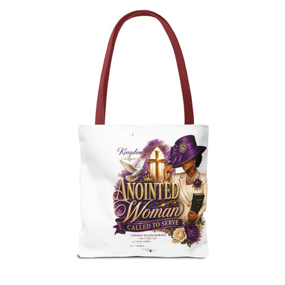 Anointed Woman Tote Bag – 'Called to Serve' Faithful Church Purse