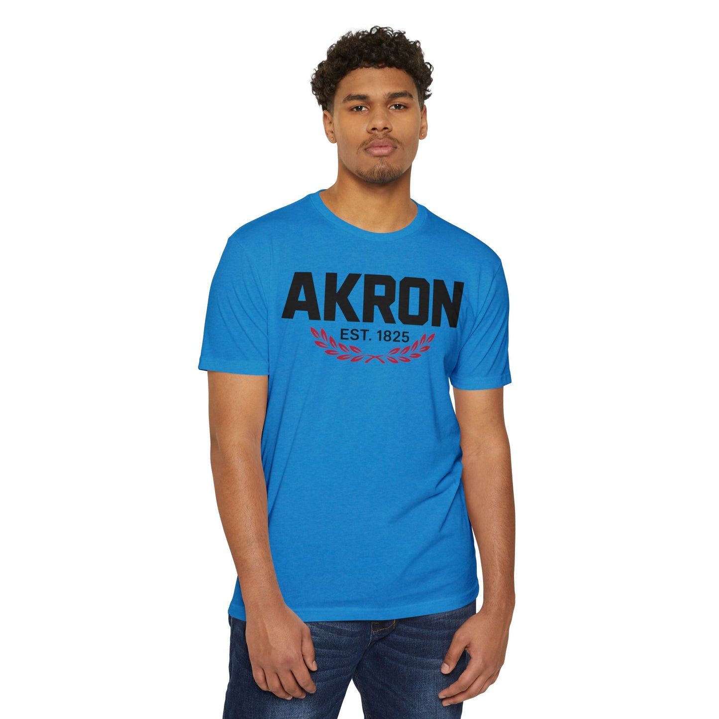 Akron EST. 1825 Retro City T-Shirt — Vintage Collegiate Tee