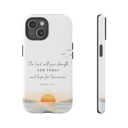 Sunrise Scripture Phone Case, Bible Verse Phone Case | Christian iPhone & Samsung Case, Faith-Based Inspirational Scripture Phone Cover