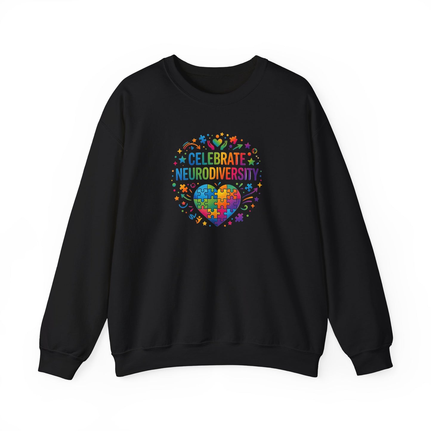 Celebrate Neurodiversity Crewneck Sweatshirt
