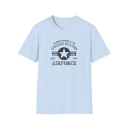In-service Mime of the United States Est 1947 Airforce T-Shirt