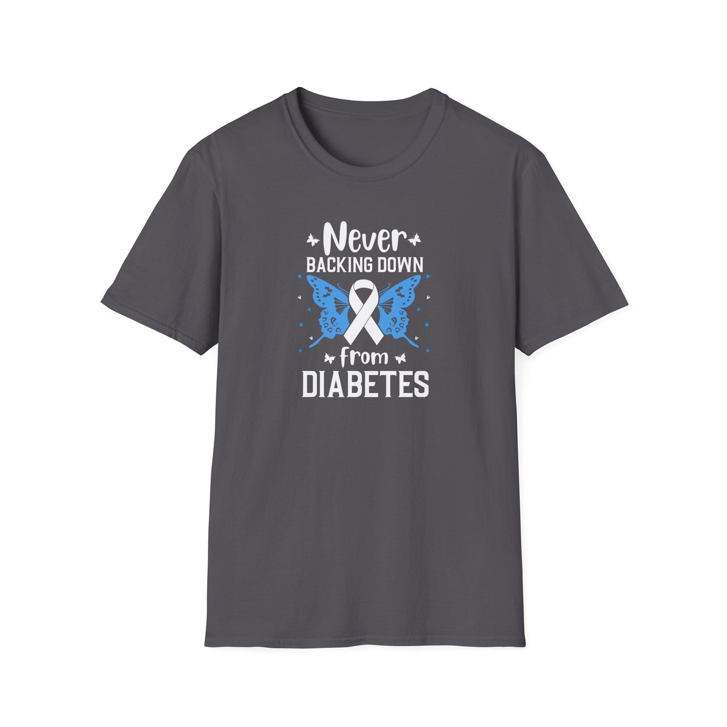 "Never Backing Down from Diabetes"  T-Shirt