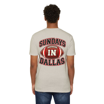Sundays in Dallas Football T-Shirt