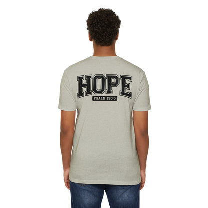 Hope Psalm 130:5 T-Shirt — Inspirational Faith Tee
