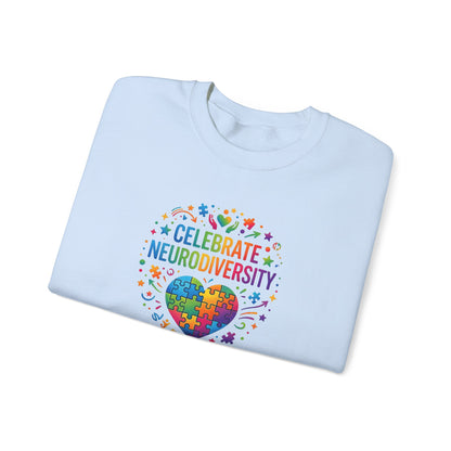 Celebrate Neurodiversity Crewneck Sweatshirt