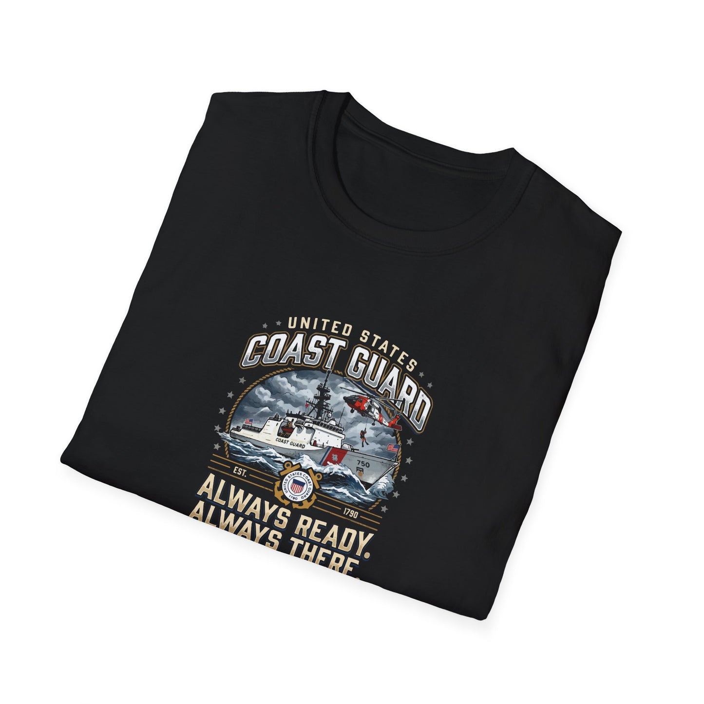 Coast Guard Rescue Always Ready, Always There T-shirt