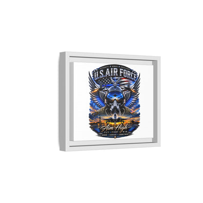 U.S. Air Force 'Aim High' Framed Canvas Print