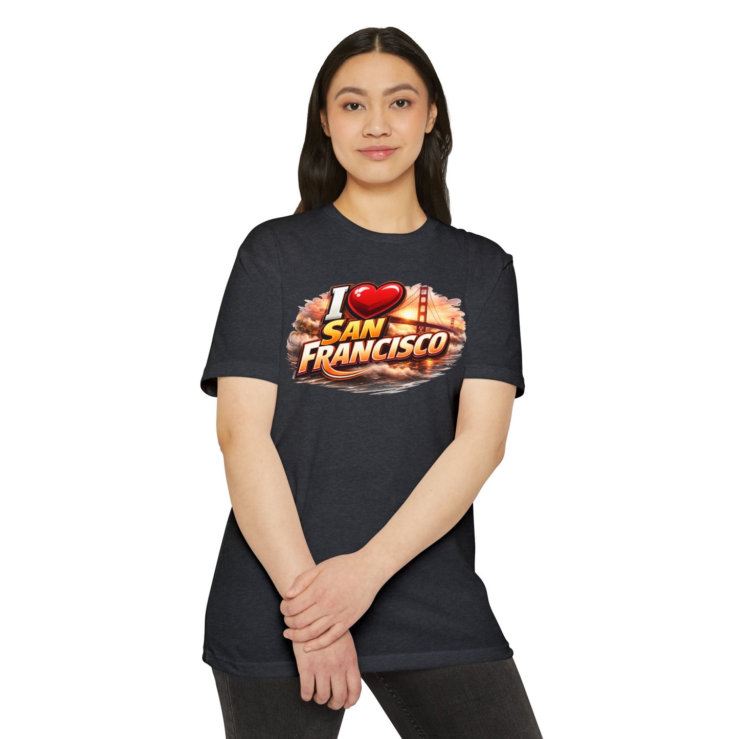 I  San Francisco T-Shirt — Golden Gate Sunset City Souvenir Tee
