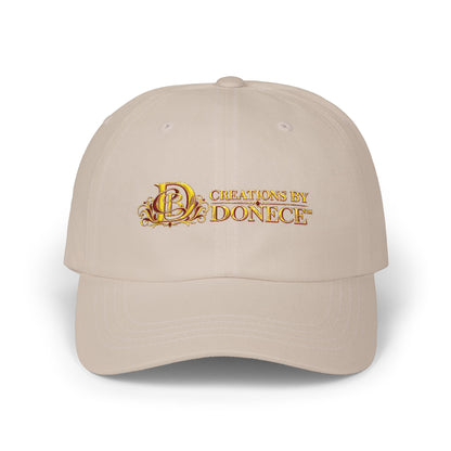 Dad Cap — Creations by Donrice Embroidered Logo Hat