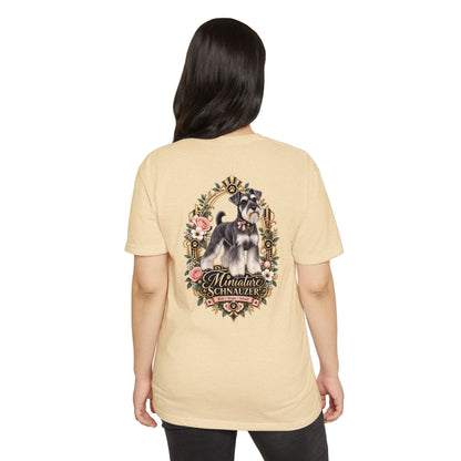 Miniature Schnauzer Floral Tee