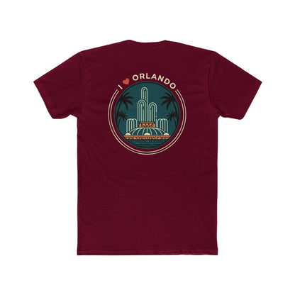 Orlando Fountain Retro Graphic Tee — I  Orlando Travel T‑Shirt