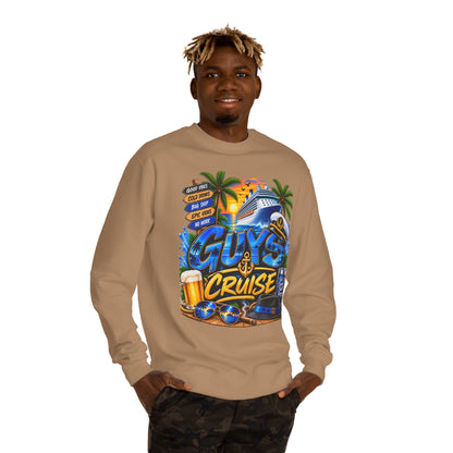 Guys Cruise Sweatshirt — Men’s Vacation Cruise Crewneck