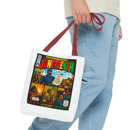 Juneteenth Comic Tote Bag — Vintage Panels Celebration Tote