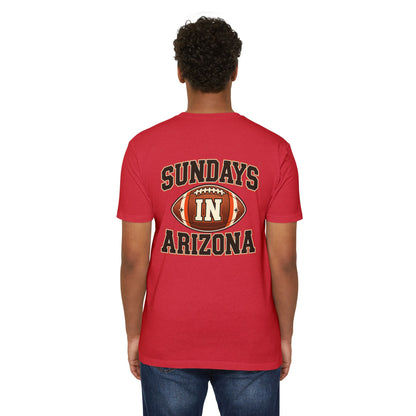 Sundays in Arizona Football T‑Shirt — Vintage Game Day Tee