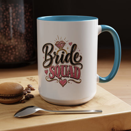 Bride Squad Coffee Mug — Bachelorette Party Gift, Bridal Shower Accent Mug