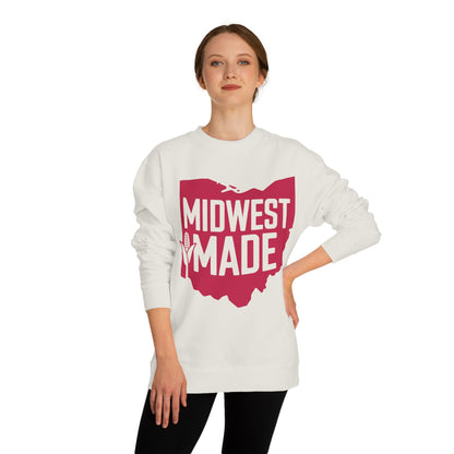 Midwest Made Sweatshirt — Ohio State Outline Corn Graphic Crewneck