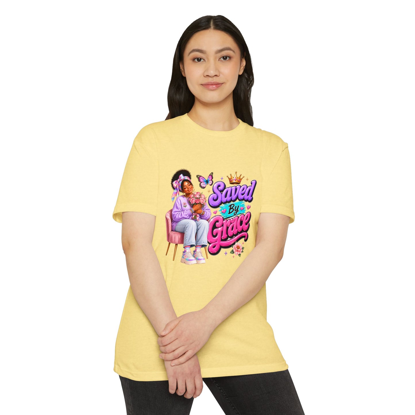 Saved By Grace T-Shirt — Faith-Inspired Graphic Tee
