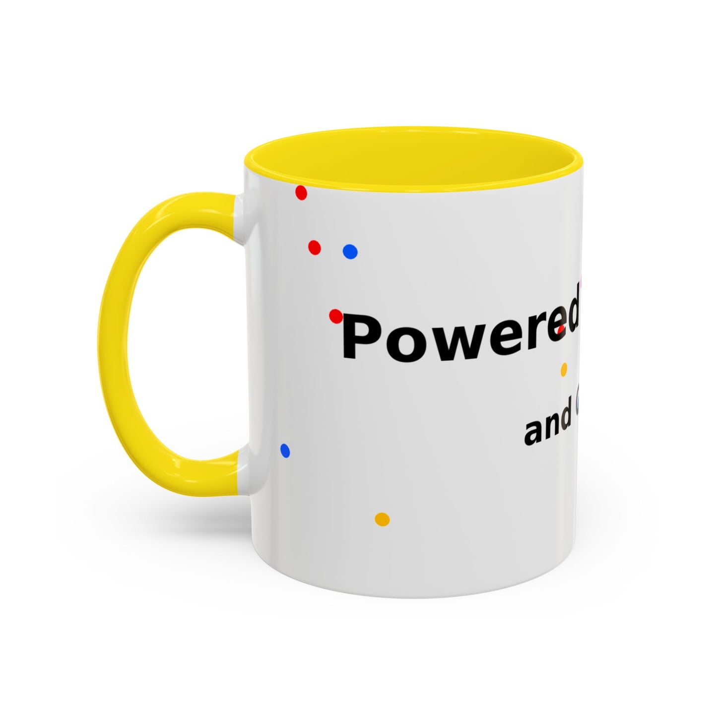 ADHD and Coffee Accent Mug — Funny Neurodivergent Travel Coffee Cup