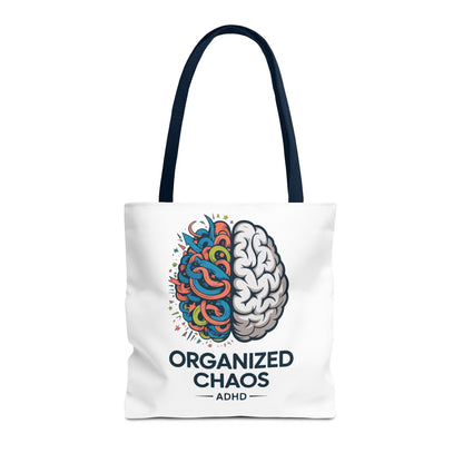 ADHD Tote Bag — "Organized Chaos" Brain Design