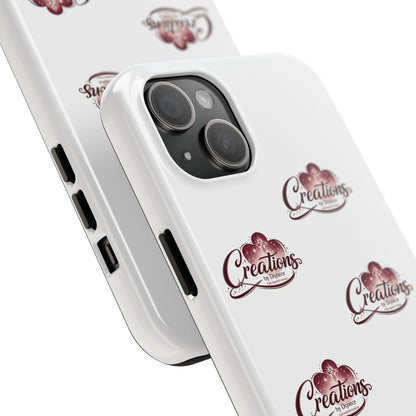 Logo Pattern Tough Phone Case — Creations Repeat Design