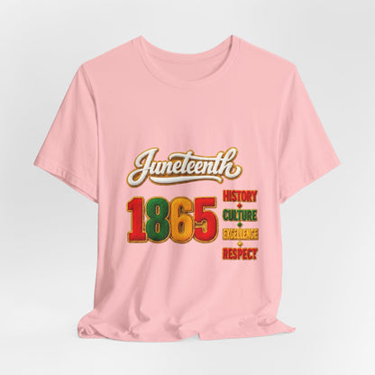 Juneteenth 1865 Tee — History • Culture • Excellence • Respect T-Shirt