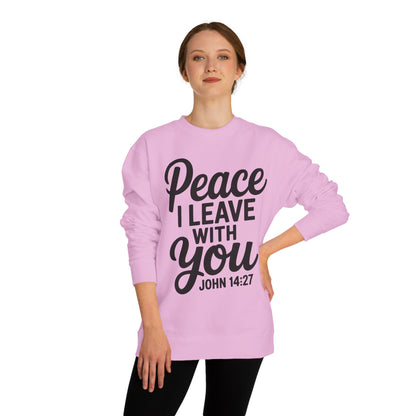 Peace I Leave With You Sweatshirt — John 14:27 Christian Crewneck