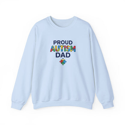 Proud Autism Dad Crewneck Sweatshirt