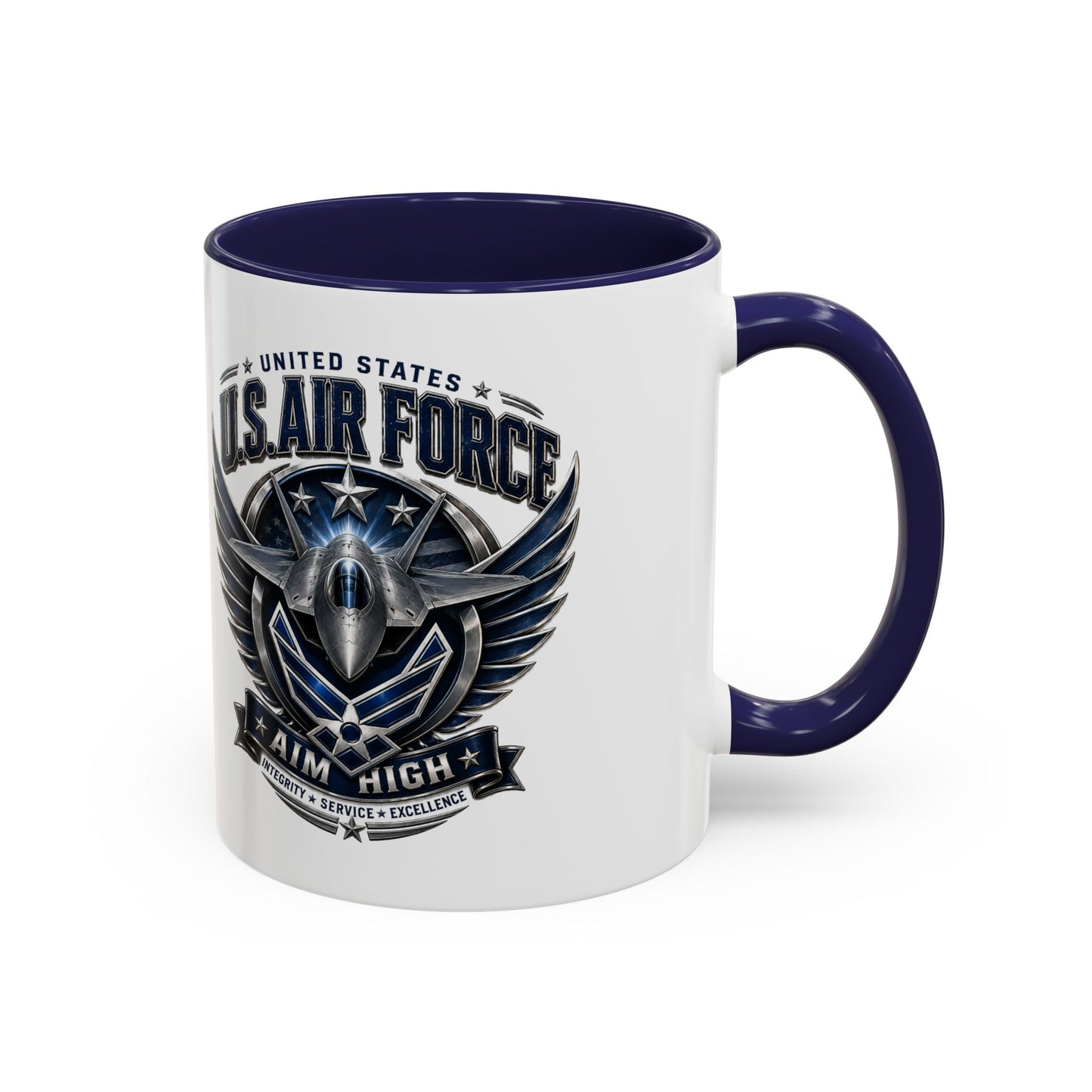 U.S. Air Force Aim High Accent Coffee Mug (11/15oz)