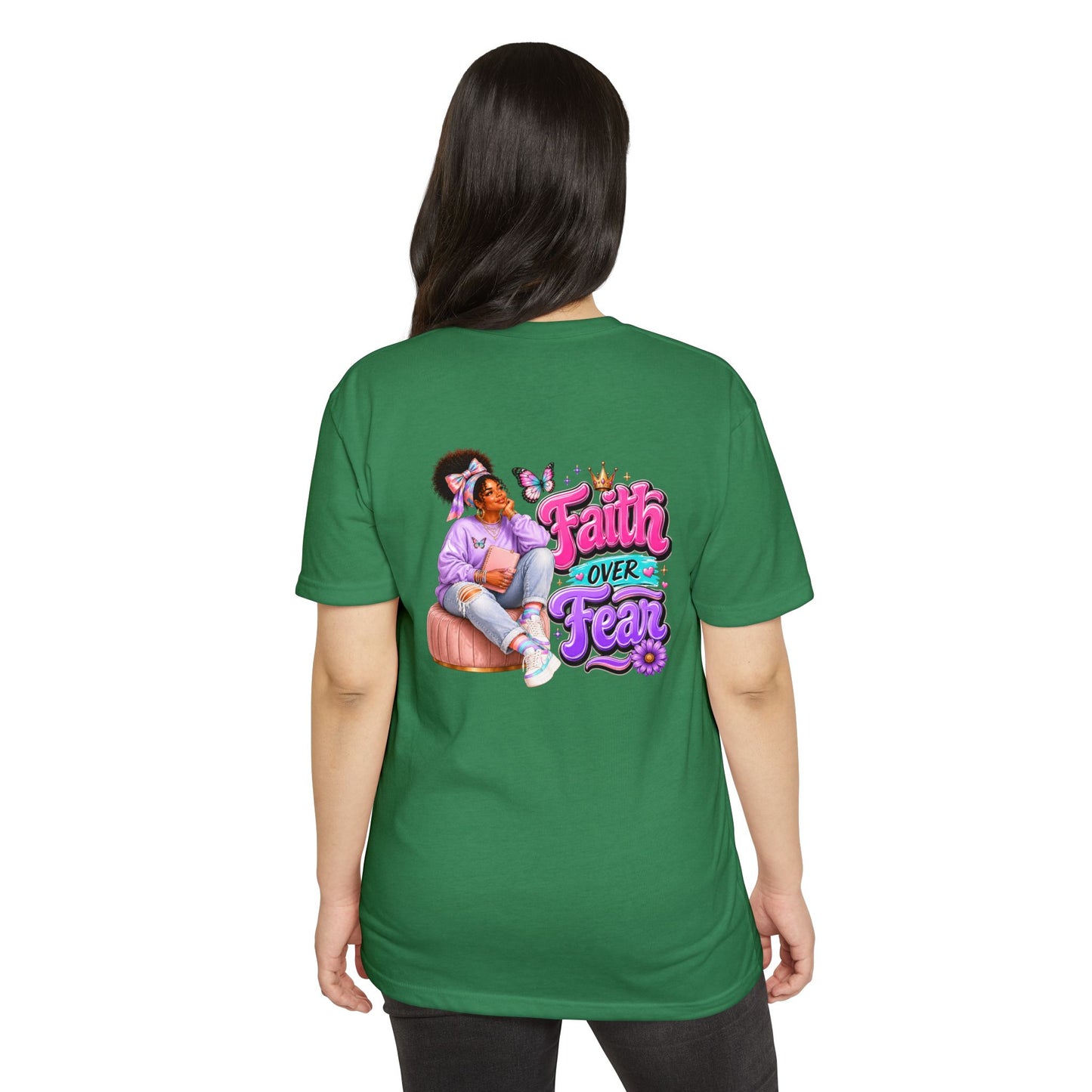 Faith Over Fear T‑Shirt — Inspirational Christian Graphic Tee