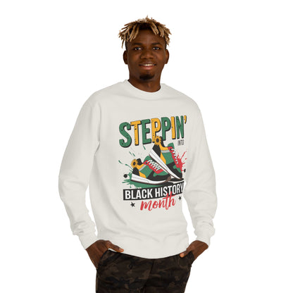 Steppin' Into Black History Month Sweatshirt