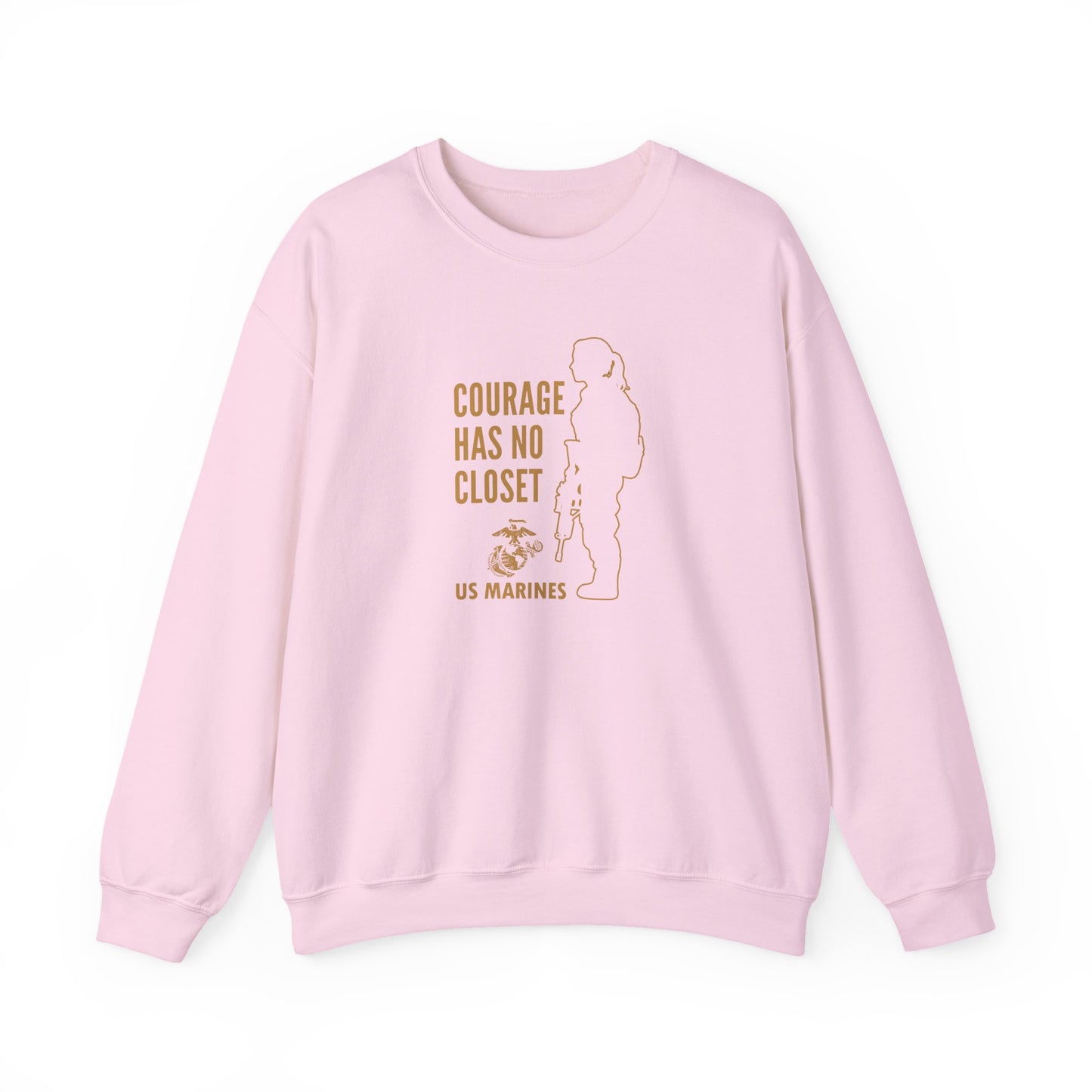 Courage Has No Closet US Marines Crewneck Sweatshirt